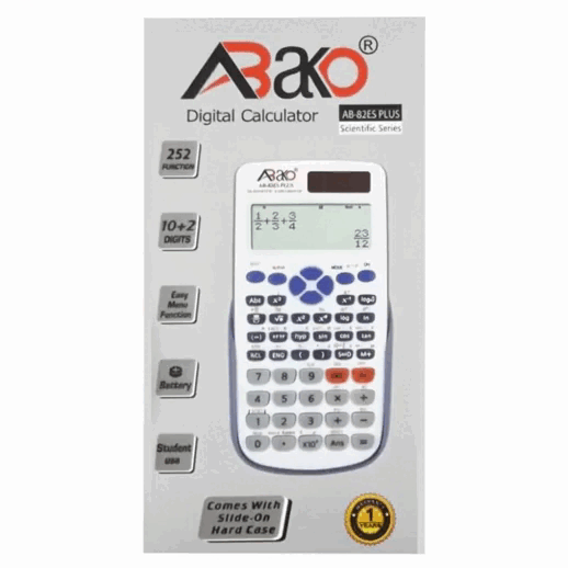 Abako 12 Digit Calculator - No. AB-82ES Plus