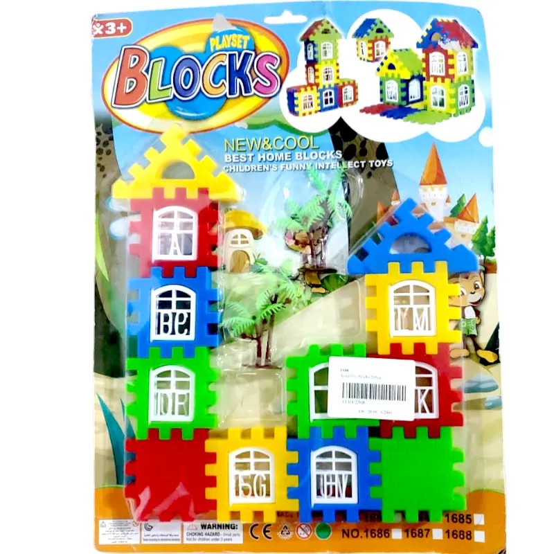 [114002368] Playset Block Puzzle - Assembly Blocks - 26 Pcs