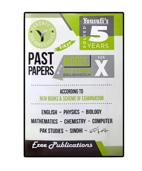 Yousufi's 5 Solved Model Papers For Class X Science English Medium