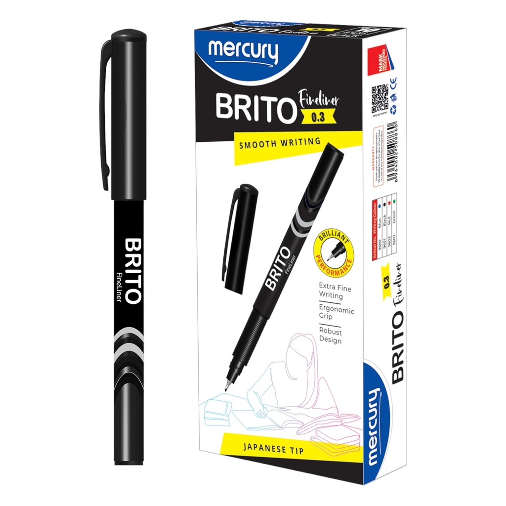 Mercury Brito Black Pointer - 0.3mm - 1 Pcs
