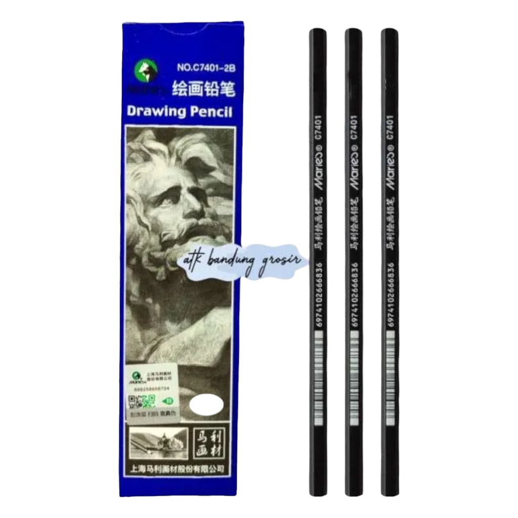 Maries Drawing 4B Pencils - 1 Pcs - No. C7401