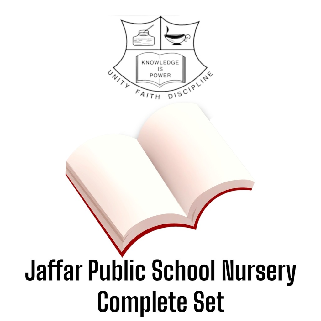 Jaffar Public School Nursery Complete Set With Plastic Cover