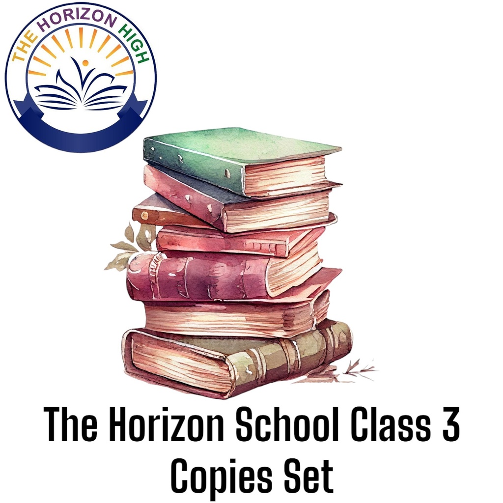 The Horizon School Class 3 Copies Set With Plastic Cover