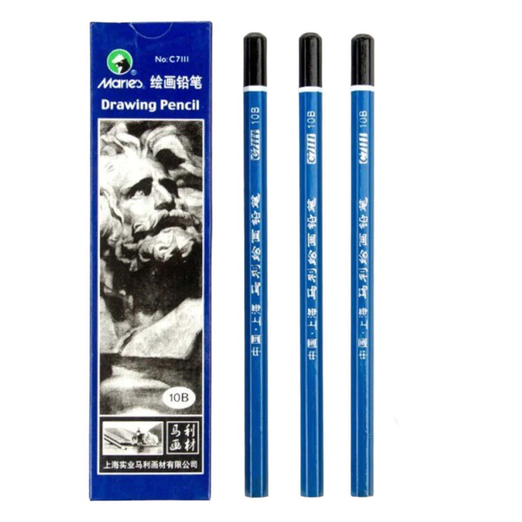 Maries Drawing 10B / 12B Pencils - 1 Pcs - No. C7111