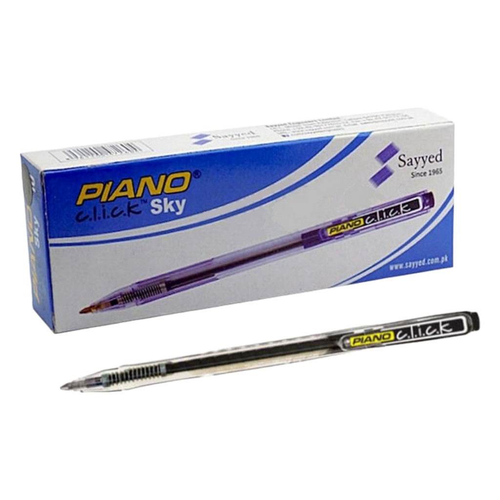 Piano Click Sky Ball pen - Black - 1 Pcs
