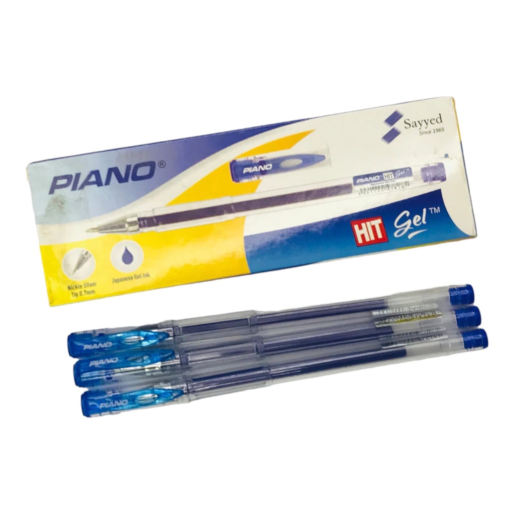 Piano Hit Gel Ball Pen - Blue - 1 Pcs - 0.7mm