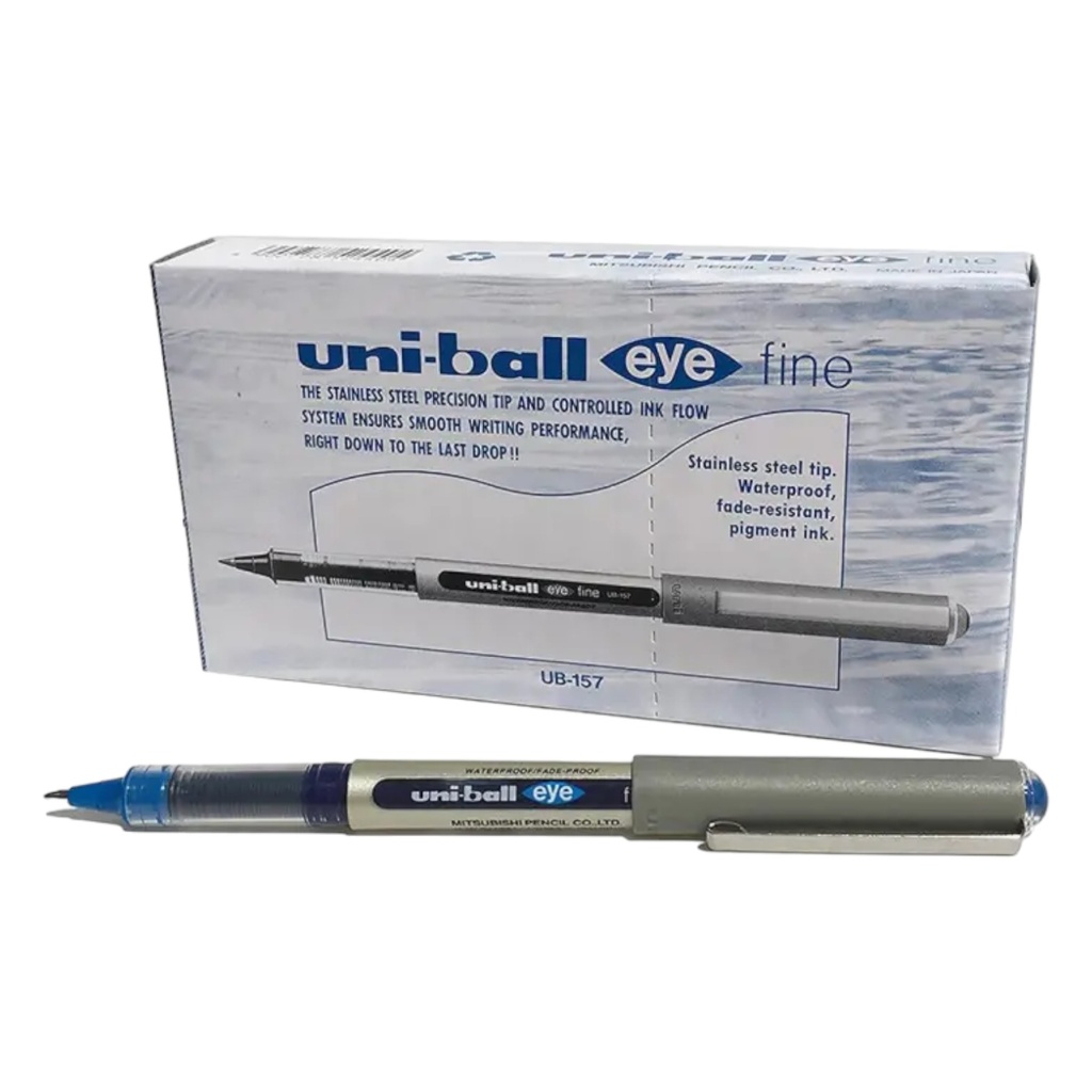 [4902778524404] Uni Ball Eye Fine Roller Ball Pen - Blue - 1 Pcs - No. UB-157