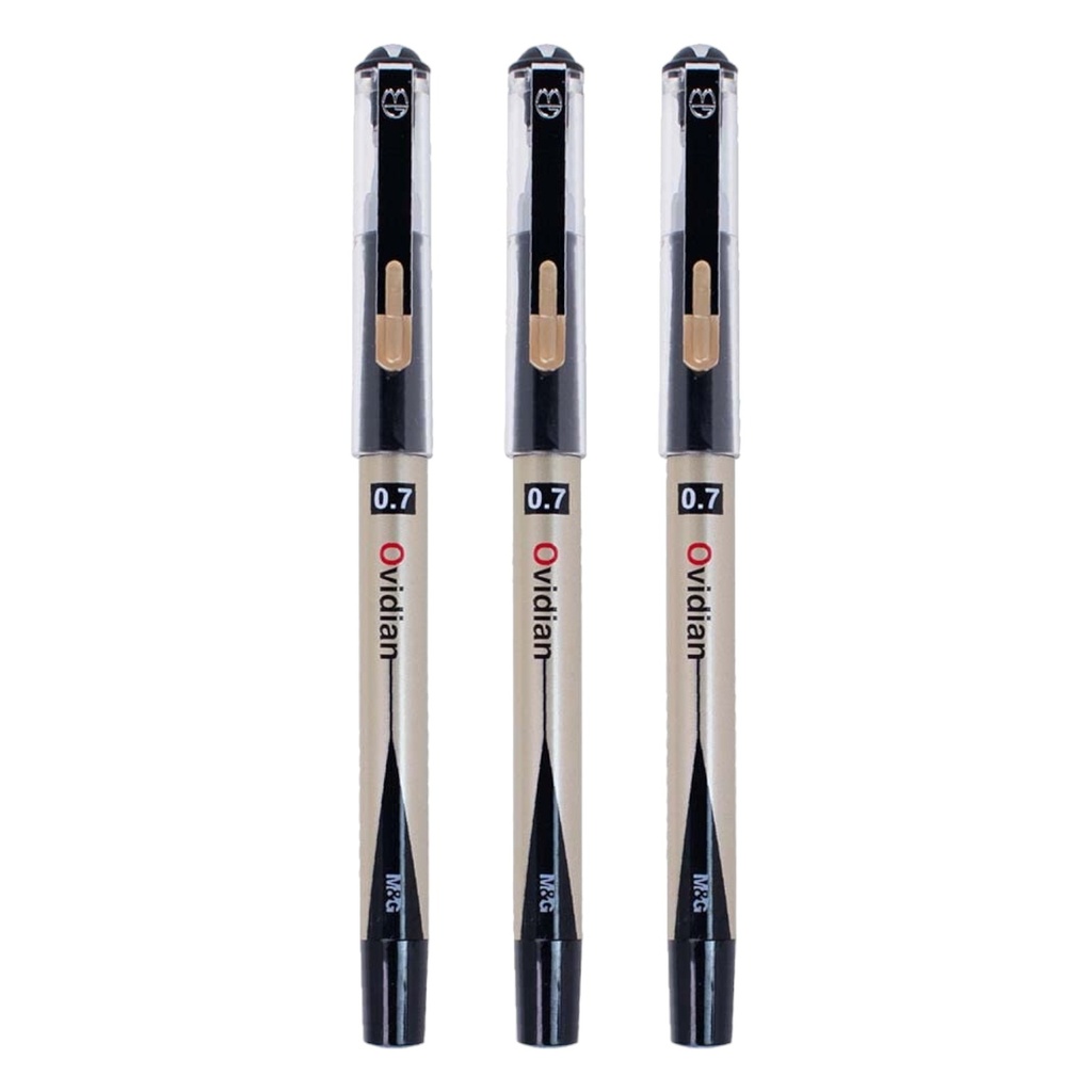 M&G Ovidian Gel Pen - Black - 1 Pcs - 0.7mm - No. AGP11571