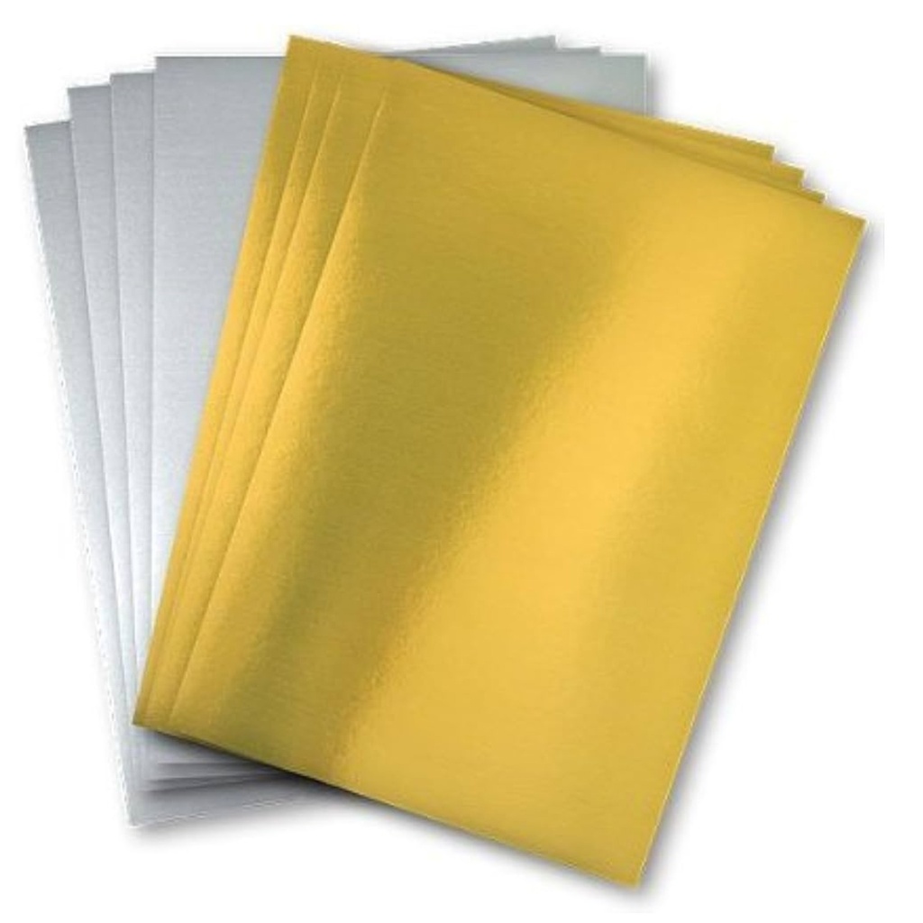 Golden & Silver Card Sheet