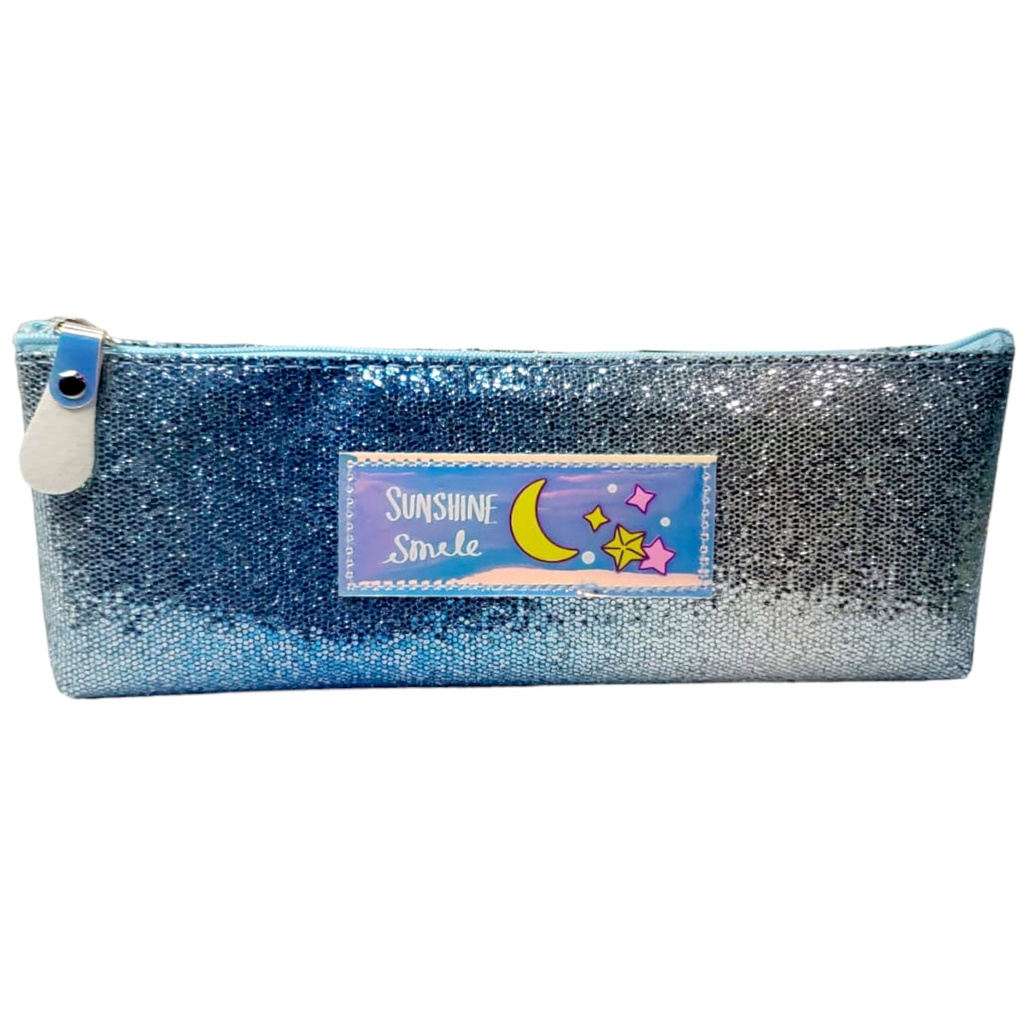 Sunshine Smile Pencil Pouch - Fancy Blue - BD 814