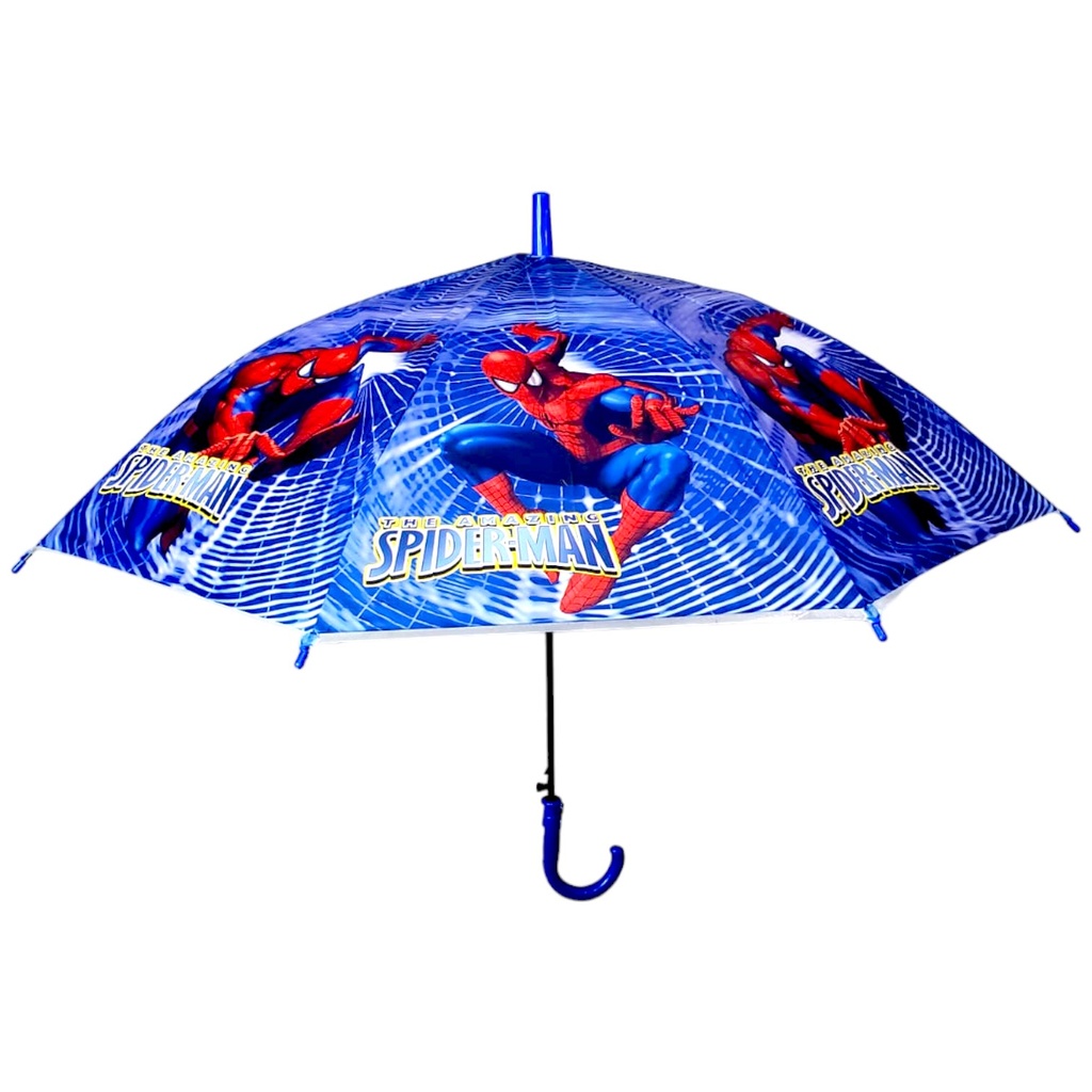 Spiderman Umbrella For Kids - Medium - Assorted Color