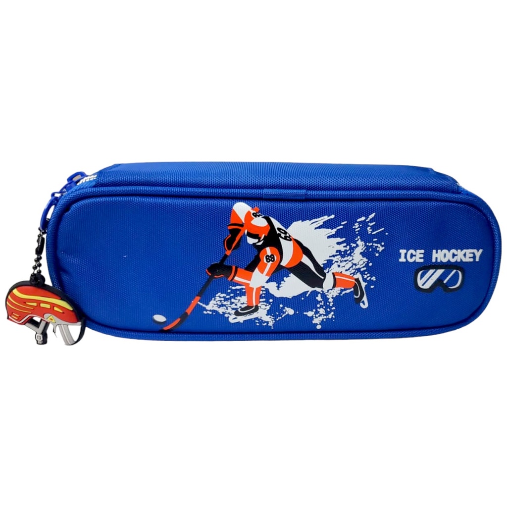 Single Zipper Pencil Pouch - BD-924 - Ice Hockey