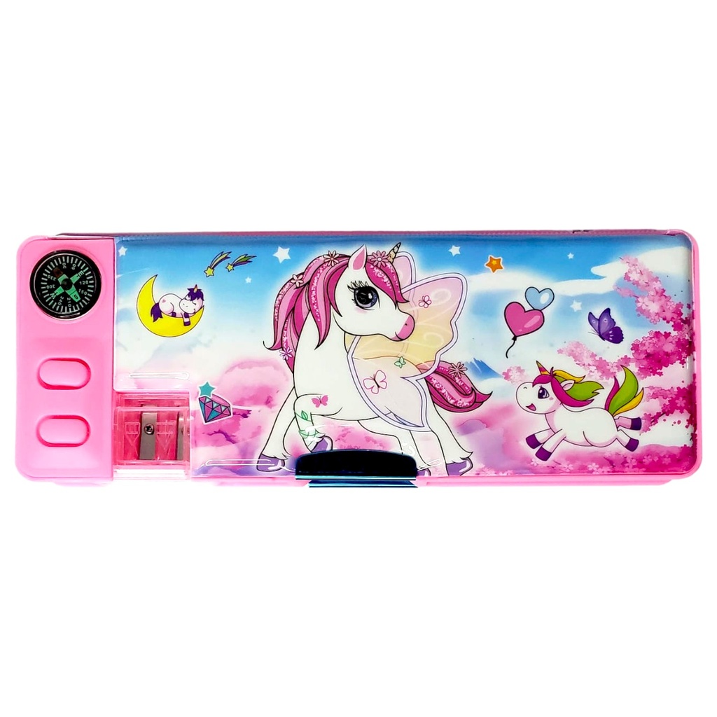 Unicorn Magnetic Pencil Box - No. QY-29