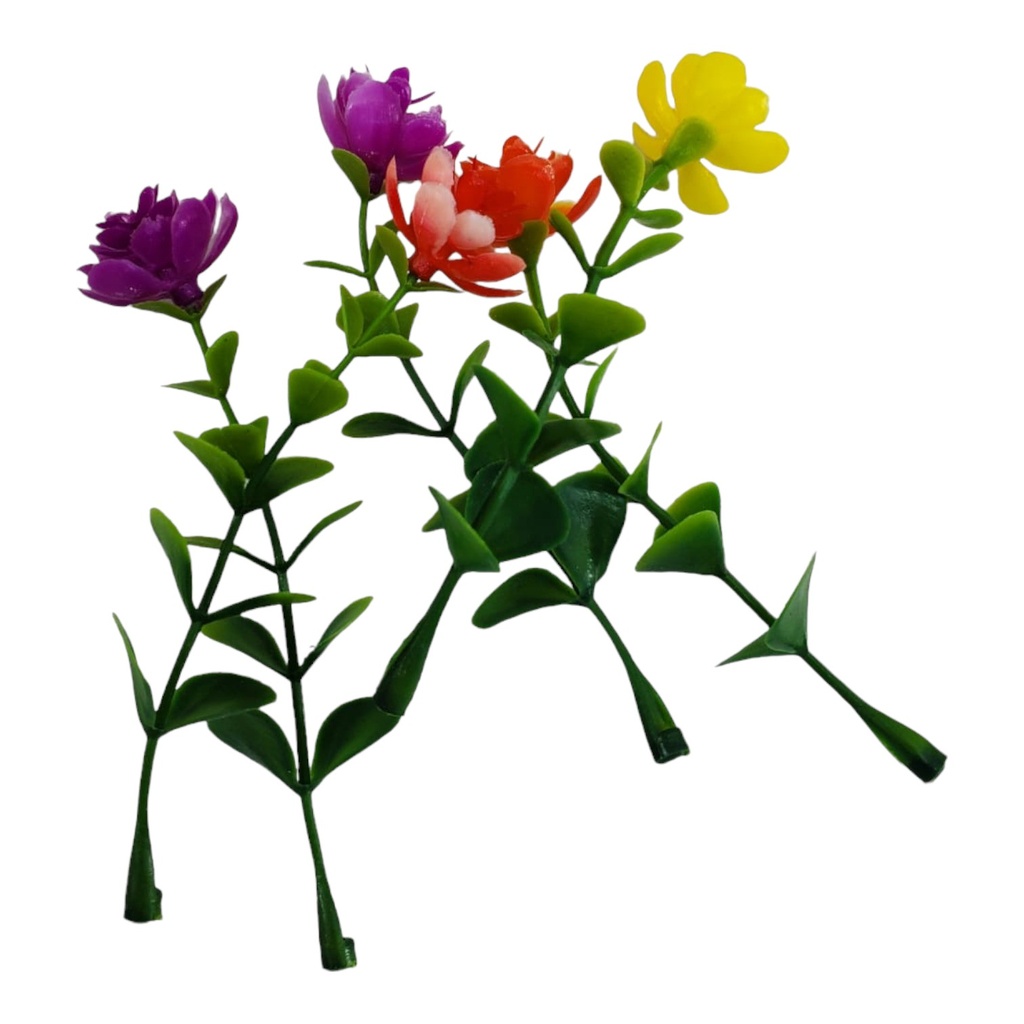 The Nature Plants with Coloured Base - Pack of 10 - TMTR17