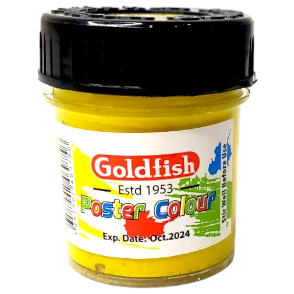 Yellow Poster Color - 2 - Goldfish