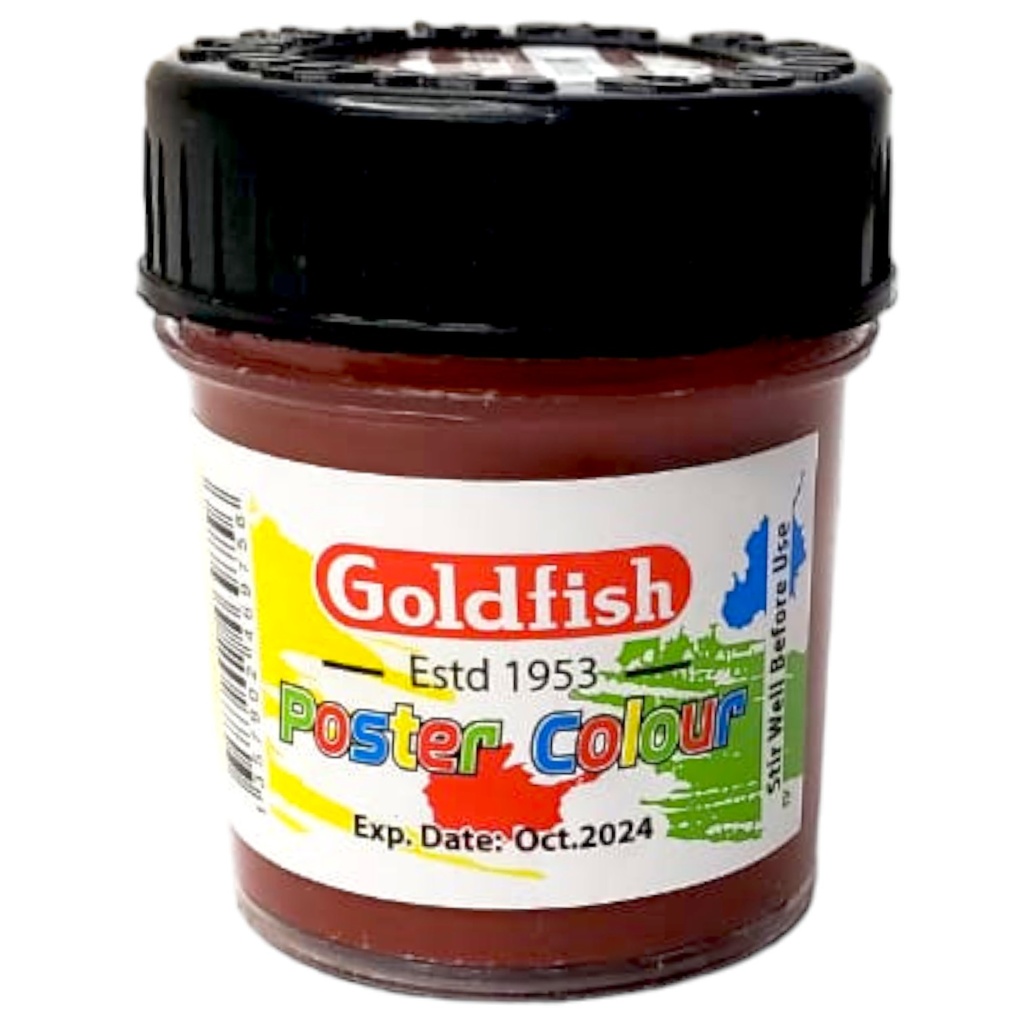Brown Poster Color - 6 - Goldfish