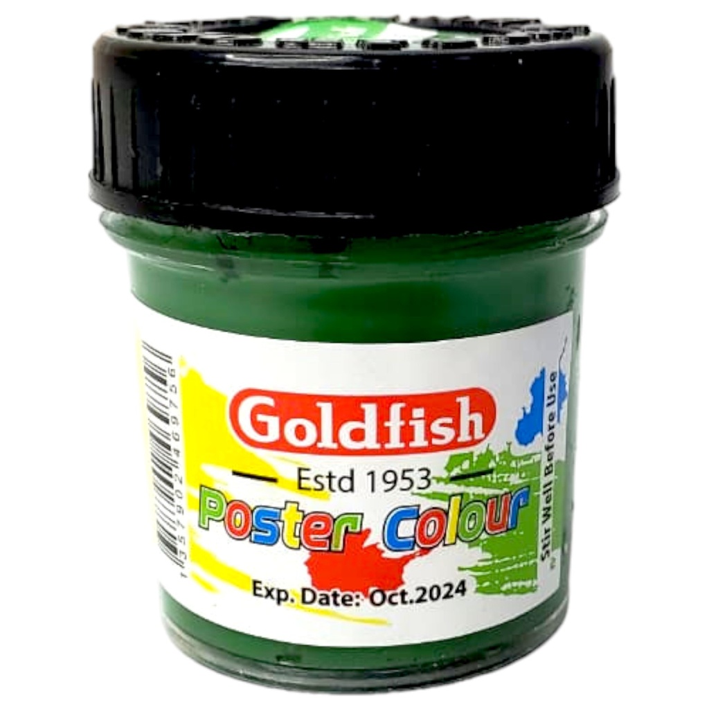 Dark Green Poster Color - 8 - Goldfish