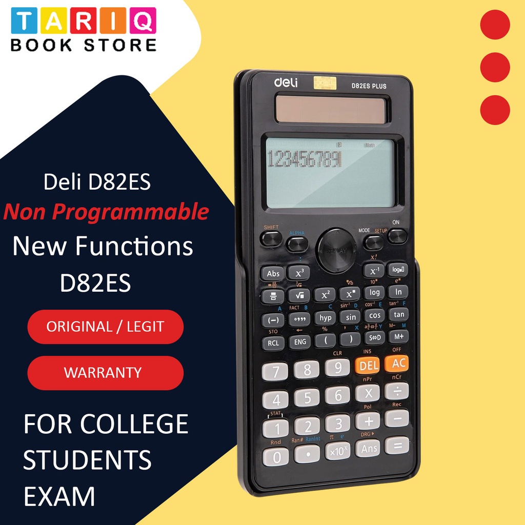 Deli - D82ES-Scientific Calculator
