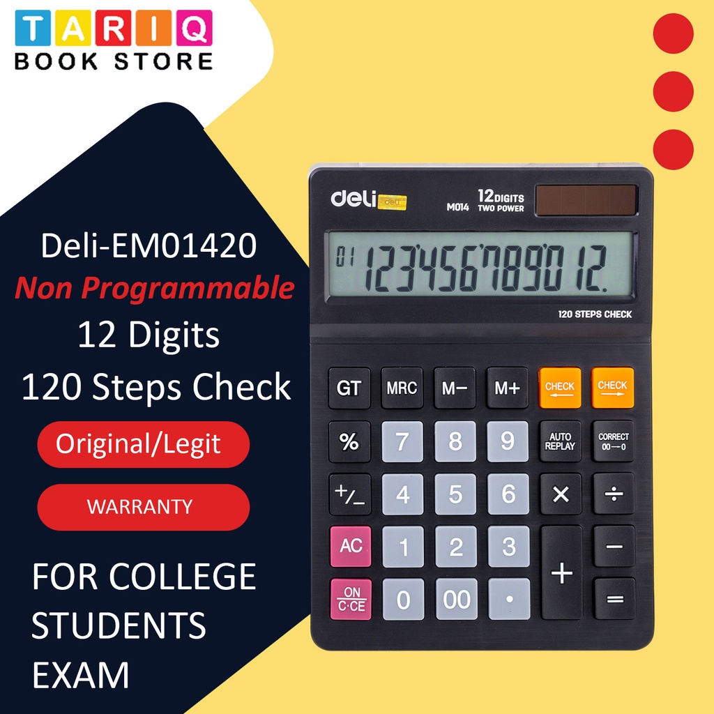 Deli - EM01420 #Desktop Calculator