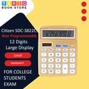 CITIZEN SDC-3822C check & correct calculator