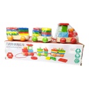 Wooden Pull Along Stacking Train