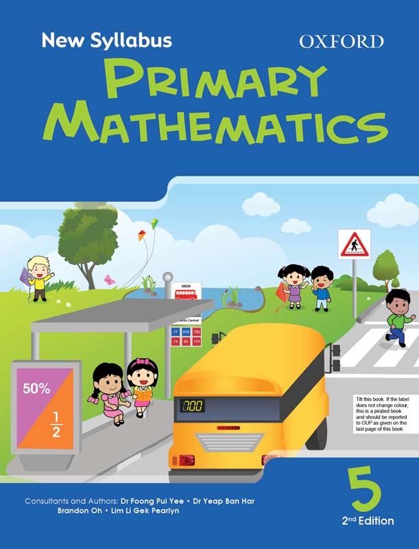 [9780190701482 \ 9780190709693] New Syllabus Primary Mathematics Bk 5 2E