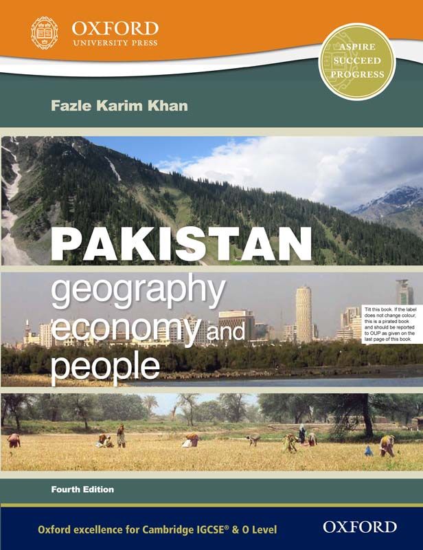 Pakistan: Geography, Economy, And People Fourth Edition