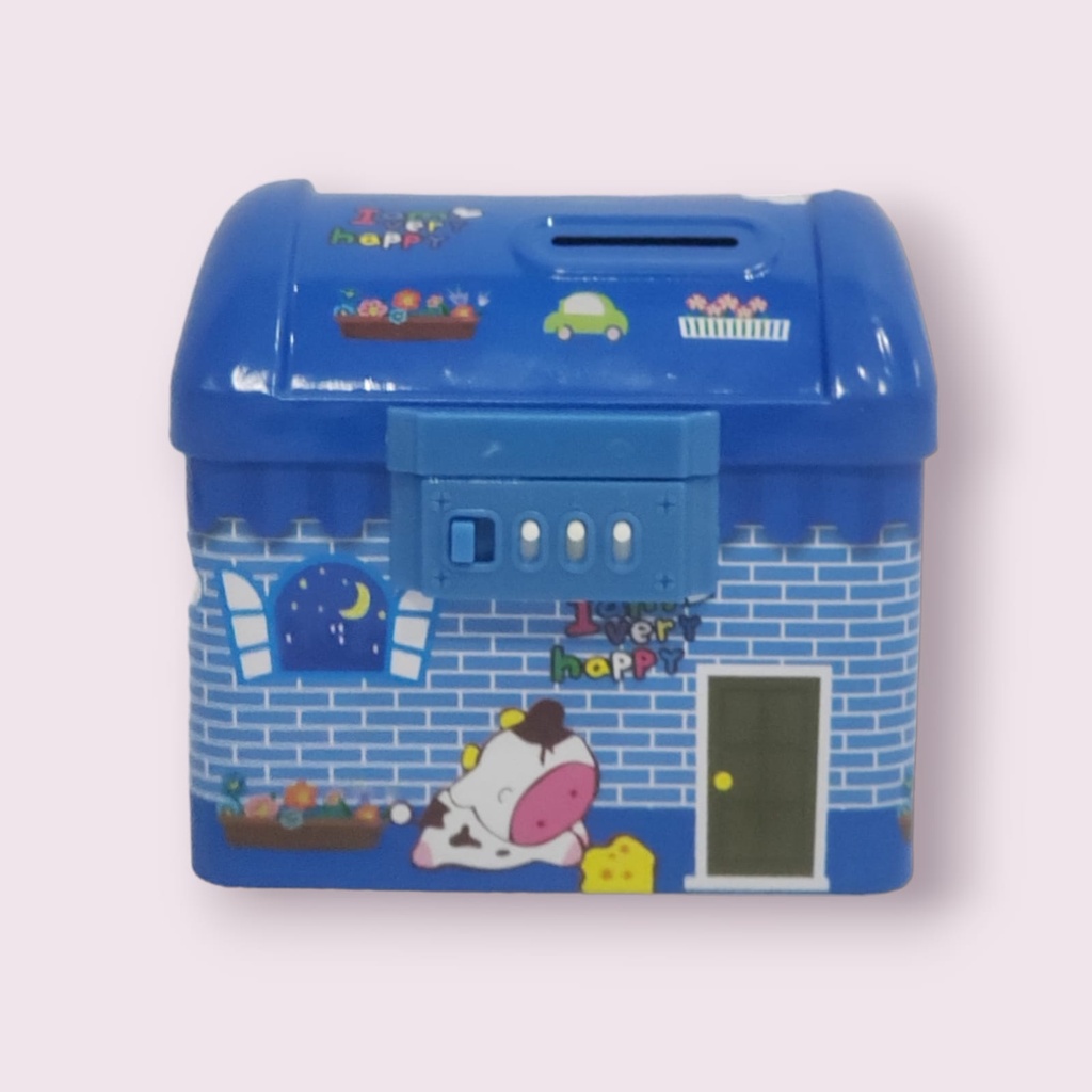 Money Box House Shape P-32 (Assorted Colors)