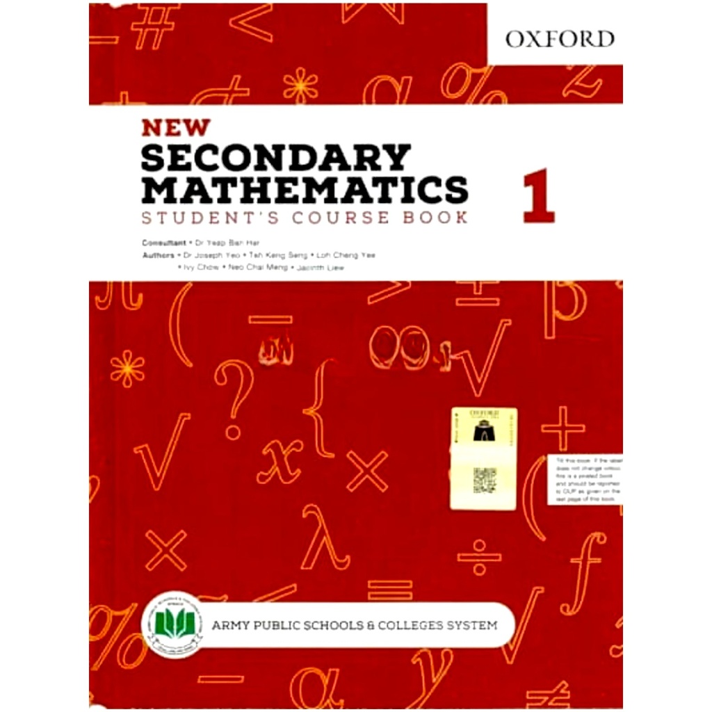 New Secondary Mathematics Student's Course Book 1
