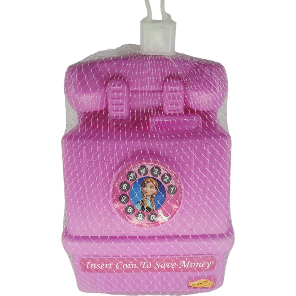 Money Box Telephone - Assorted Colour
