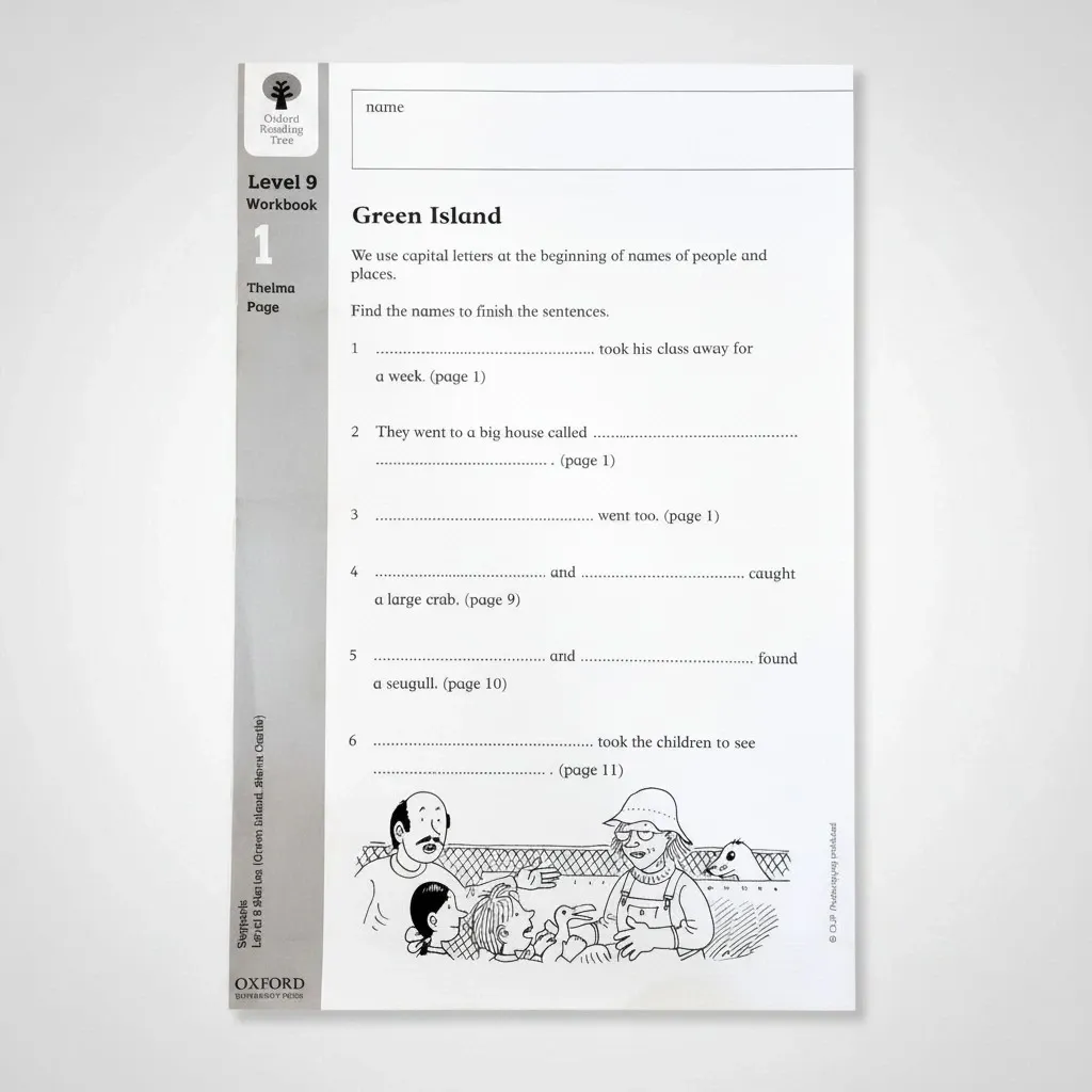 [9780199167692] Oxford Reading Tree: Level 9: Workbook 1: Green Island