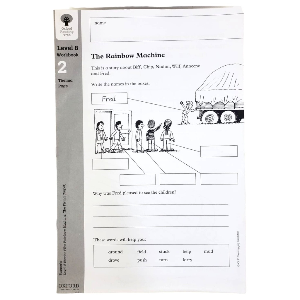 [9780199167678] Oxford Reading Tree: Level 8: Workbook 2: The Rainbow Machine