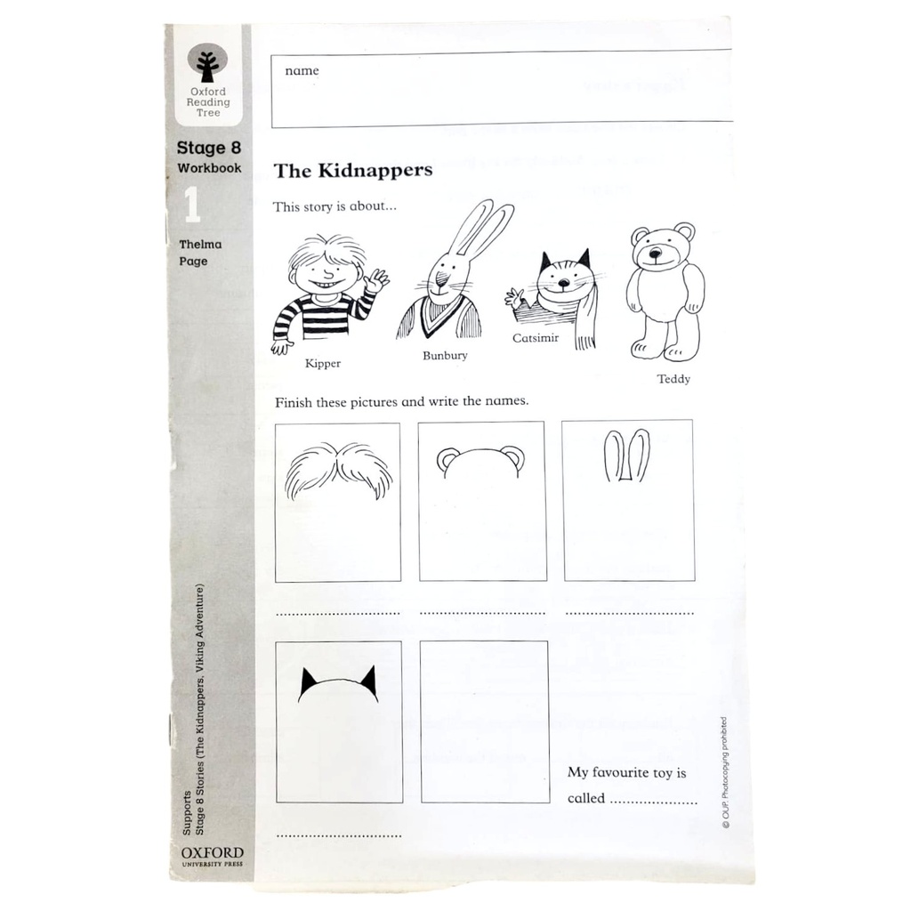 [9780199167661] Oxford Reading Tree: Level 8: Workbook 1: The Kidnappers