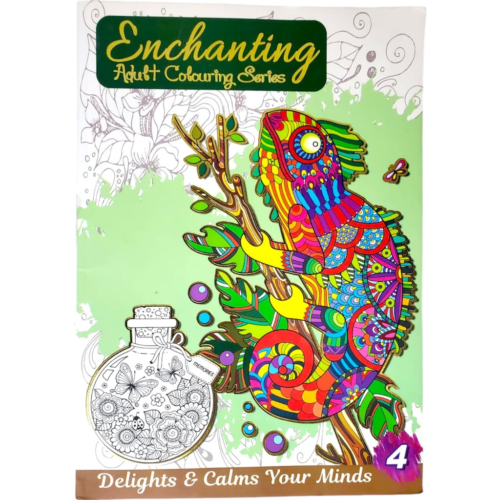 [9555430512001] Adult Colouring  Book 4