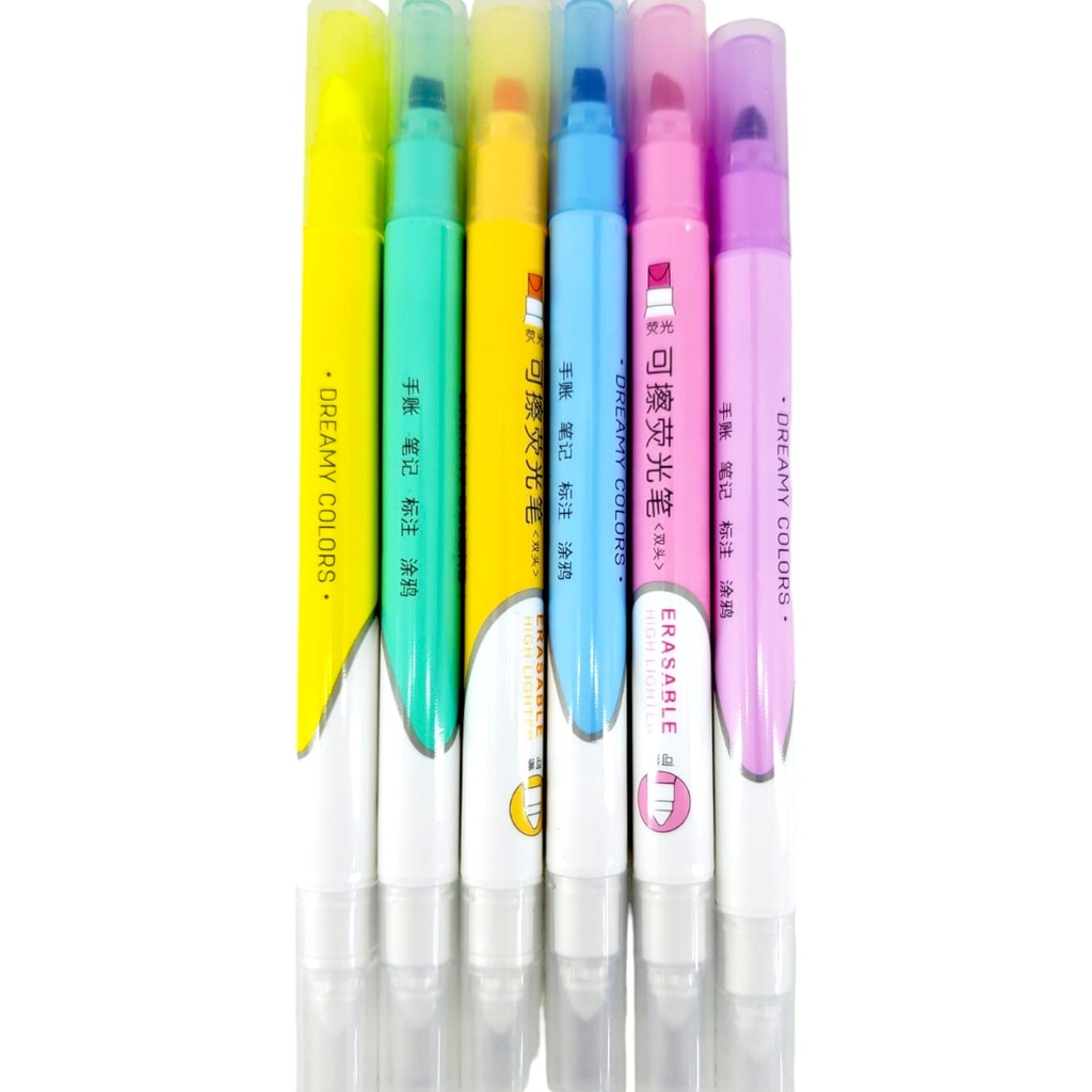 [6972148291180] Erasable Highlighter - Pack of 6 - No. 936