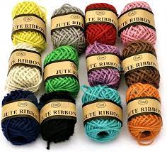 Jute Ribbon - Assorted Colours BCJT002
