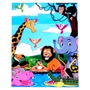 Jigsaw Puzzle Jungle 2 in 1 - 30 Pcs - No.PZ-0333 - KiKu