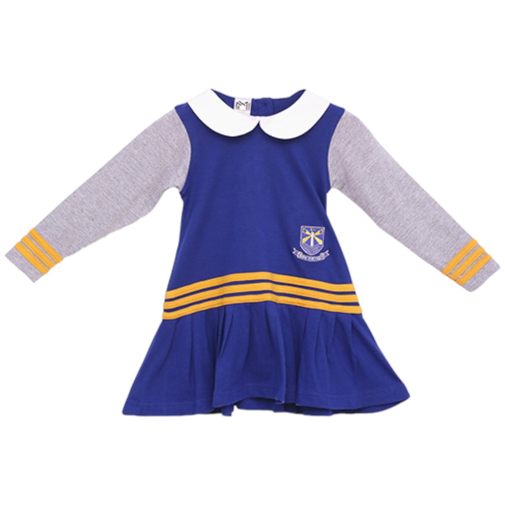 [T015384] BSS New Girls Full Frock | Pre Nursery - Class 2 (2 - 3 Years)