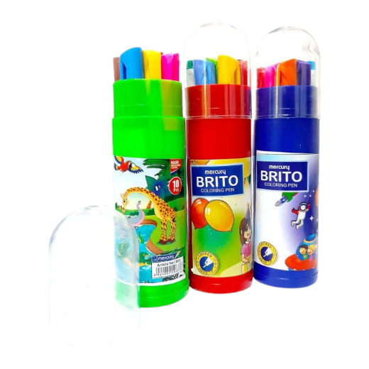Mercury Brito Large Color Pencils - 12 Colors - No. 2500