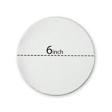 Circle Shape City Canvas Fine Quality - 6 Inch