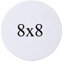 Circle Shape City Canvas Fine Quality - 8 Inch