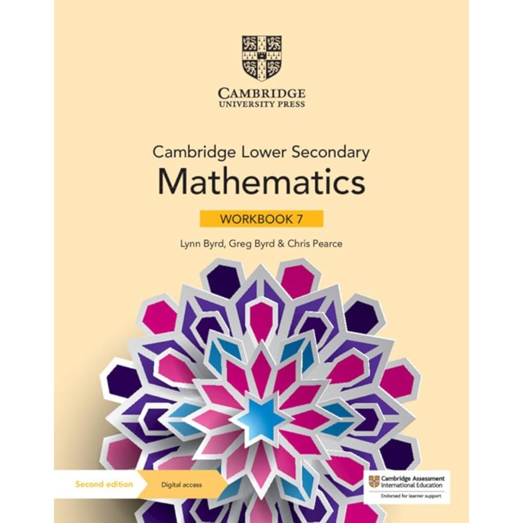 Cambridge Lower Secondary Mathematics Workbook 7 - 2Nd Edition Digital Access - Low Price Edition