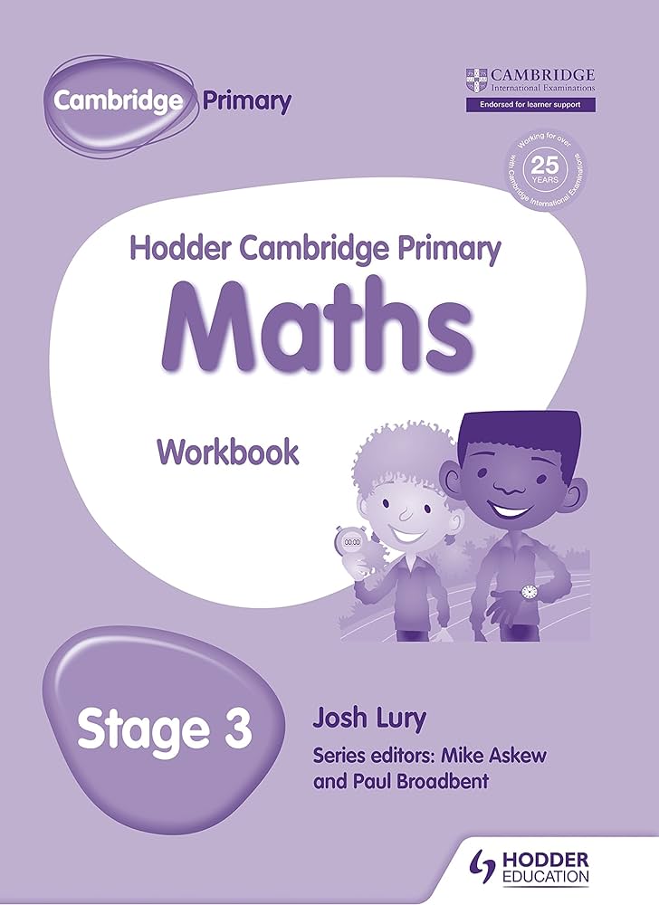 [9781471884610] Hodder Cambridge Primary Mathematics Stage 3 Workbook