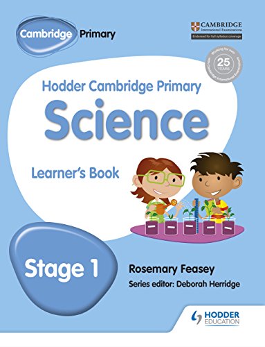 [9781471883910] Hodder Cambridge Primary Science Stage 1 Learner'S Book