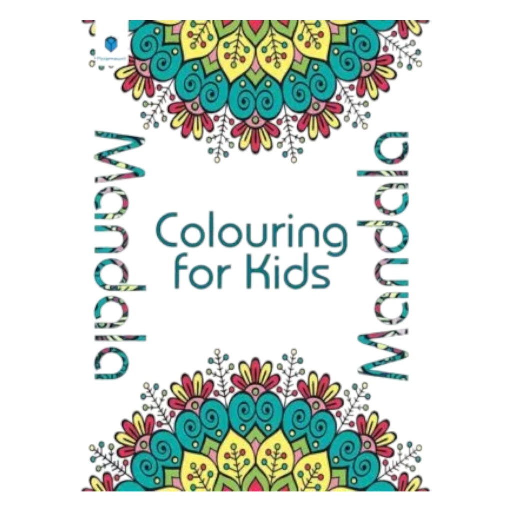 Mandala For Kids (Blue) - Paramount Colouring Book