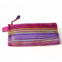 Transparent Pouch Student Zipper Holder Small-Assorted Colors