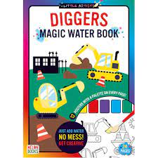 [9789387758513] Little Artists: Diggers Magic Water Book