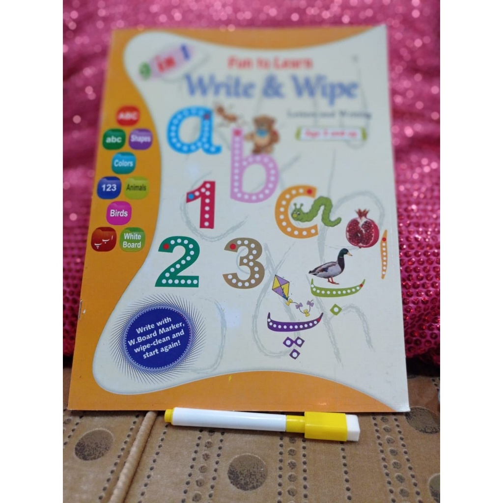 Write & Wipe ( Letters & Writing ) - 9 in 1