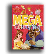 Disney Princess Beauty And The Beast Mega Colouring Book
