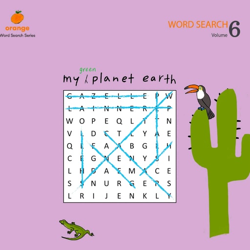 [9789695504147] Word Search: My Green Planet Earth Volume 6 Pb 2021
